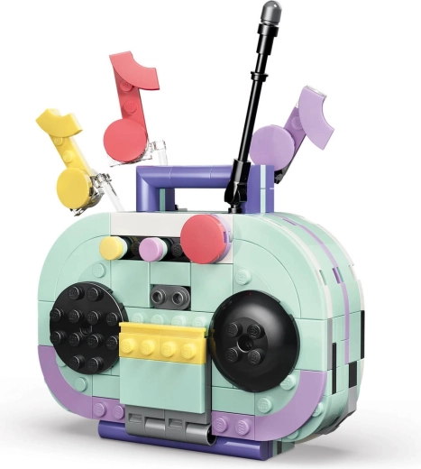Retroboombox ja grammofon