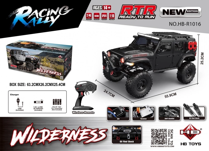 RC-auto WILDERNESS RTR 1:10 must