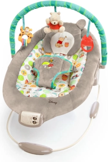 Vibreeriv lamamistool meloodiatega DISNEY Baby WINNIE THE POOH Dots & Hunny, 0+ k, kuni 9 kg