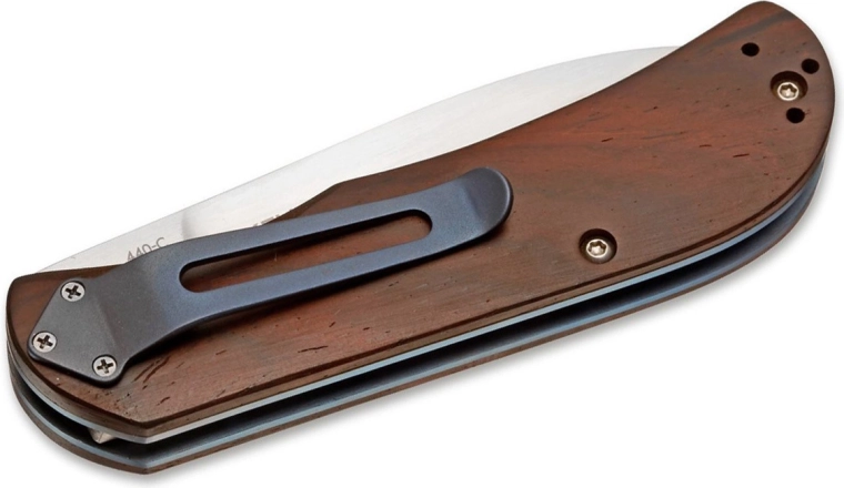 Luxurious cocobolo wood and titanium elements
