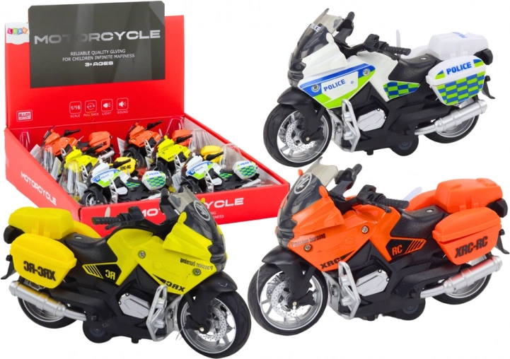 Friction-Powered Motorcycle - 3 Designs
