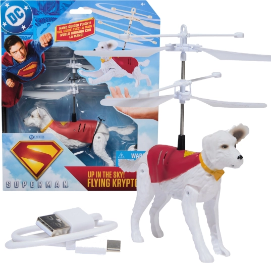 DC Comicsi interaktiivne lendav koerafiguur Krypto 19 cm