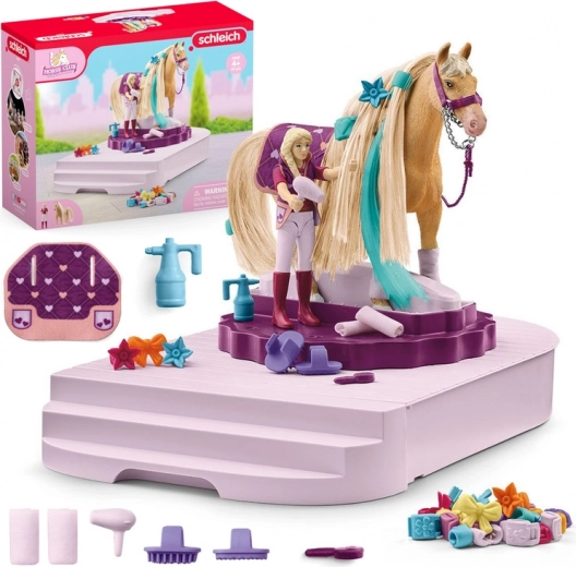 Schleich Horse Club Sofia's Beauties pööratav hobusehooldusjaam