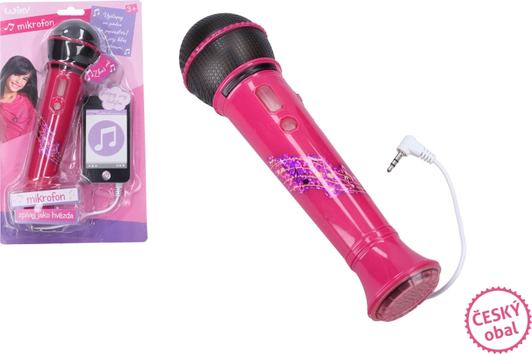 Children's microphone with sound effects, 22 cm