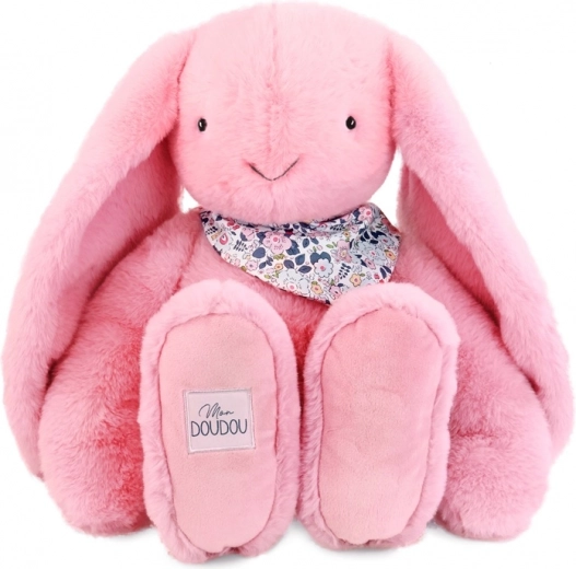 Doudou plüüsist jänku salliga, roosa