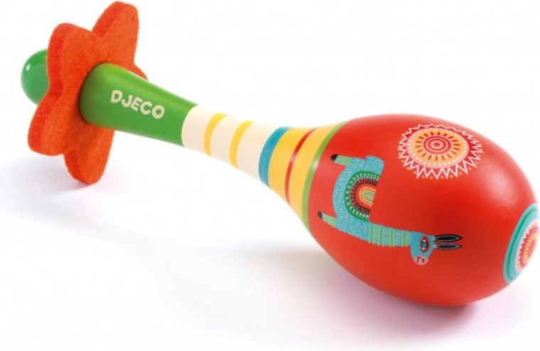 Muusikavärin Maracas DJECO
