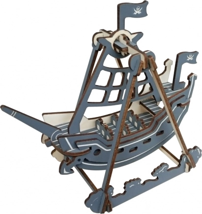 Woodcraft puidust 3D pusle piraadi kiik