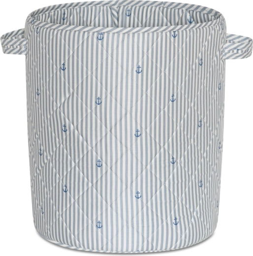 NuuRoo Moe quilted basket big stripe anchor