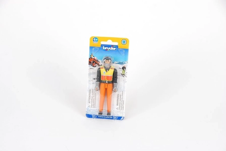 Bruder Bworld snowmobile driver figure