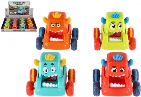Vajutatav sõiduauto Monster 9 × 8 cm, 4 värvi segu