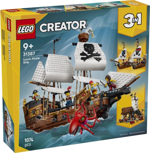LEGO Creator 3 v 1 Legendaarne piraadilaev