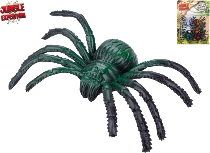 Jungle Expedition spider set 6 cm, 8 pcs