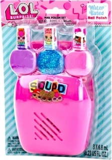 L.O.L. kids’ nail set with battery-powered dryer