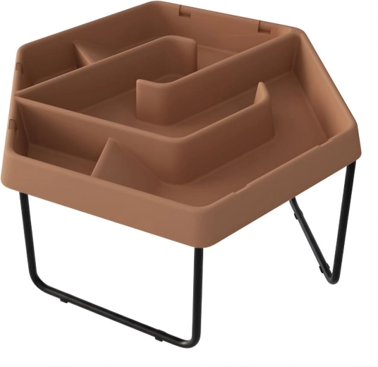 Masterkidz hexagonal sand and water play table with adjustable height