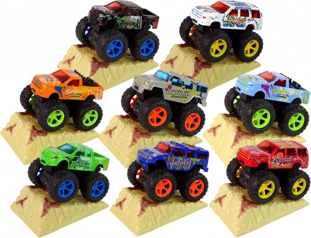 Monster Truck Big Foot rubber tires ramp