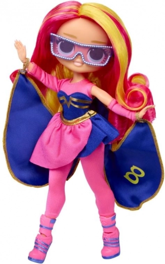 Stylish superhero outfit and accessories