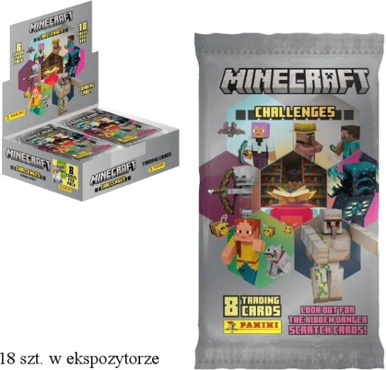 Panini Minecrafti kollektsioneerimispakk kaartidega