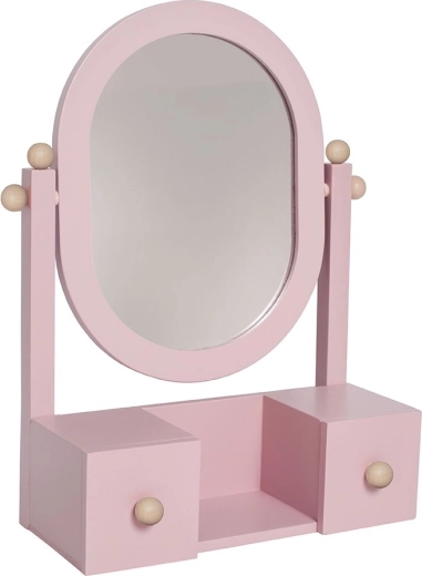 Jabadabado pink children’s vanity mirror