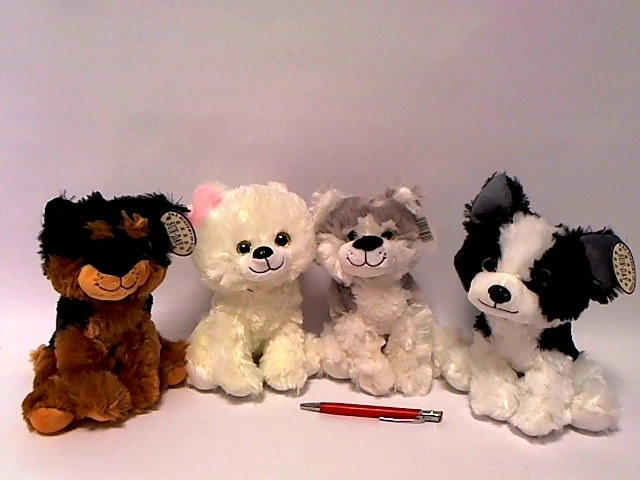 Plush Dog with Sound, 20 cm