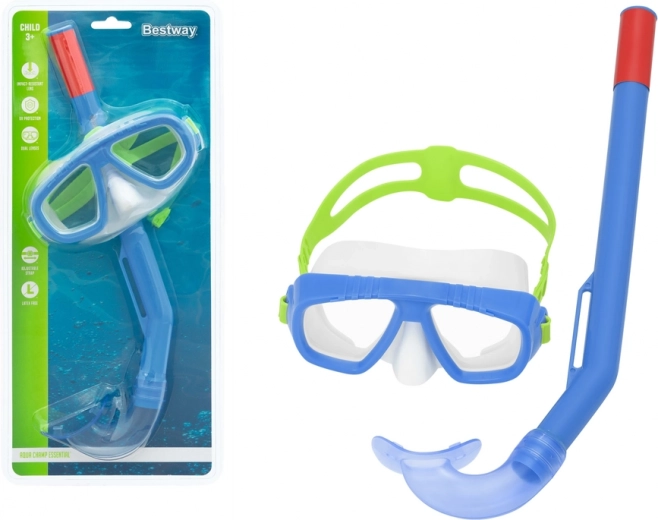 Laste sukeldumismask ja snorkel Bestway, sinine