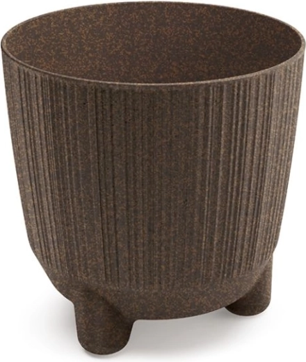Lillepott Ryfo N Eco Wood 14,5 cm, kohv