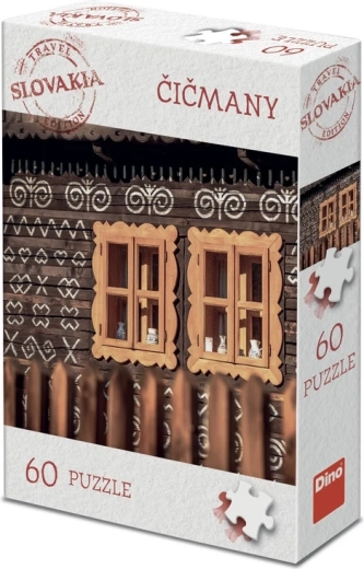 Dino Puzzle Tourist Edition Slovakia: Čičmany 60 Pieces