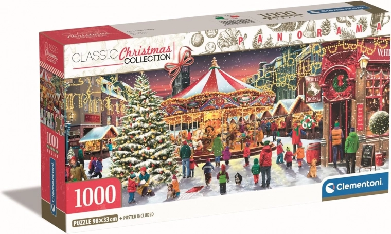 Clementoni panoraampusle „Jõuluküla“ 1000 tükki