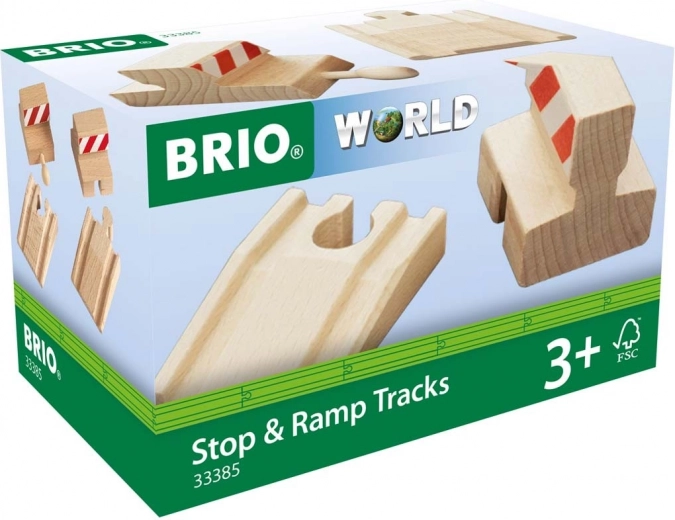 BRIO Stop & Ramp Tracks – end tracks and ramps for wooden railway