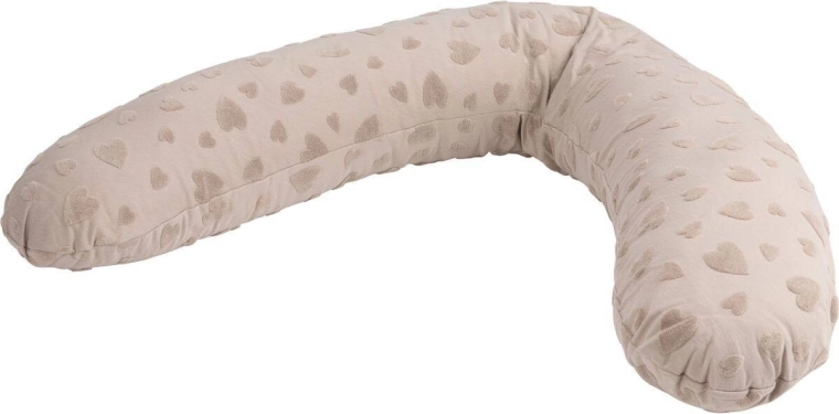 Freeon Bubaba nursing pillow grey hearts
