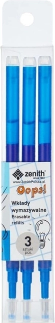 Kustutatava pastapliiatsi Oops! varutäited 0,6 mm – sinine, 3 tk