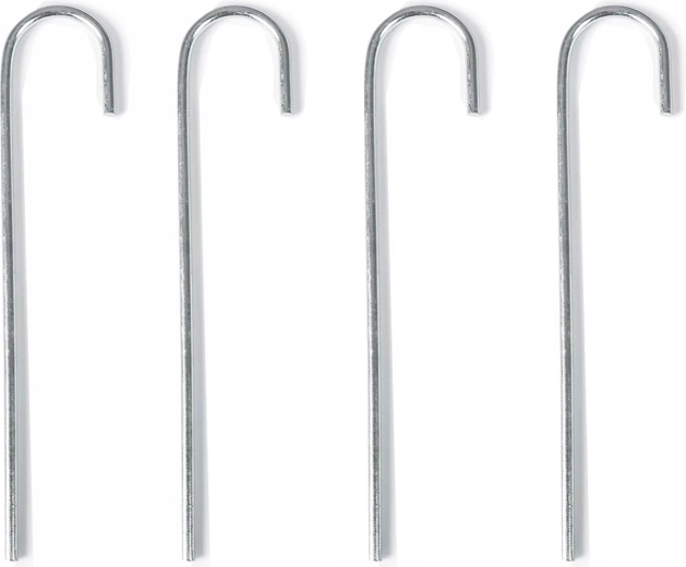 Ground stakes included for increased safety