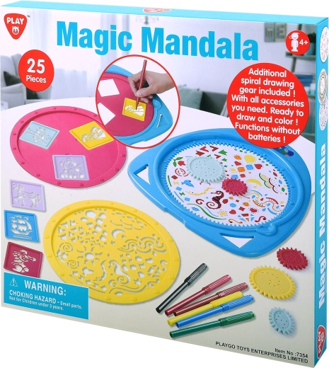 Playgo Magic Mandala – Creative Set of 25 Pieces