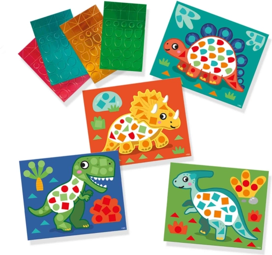 4 large dinosaur pictures to decorate