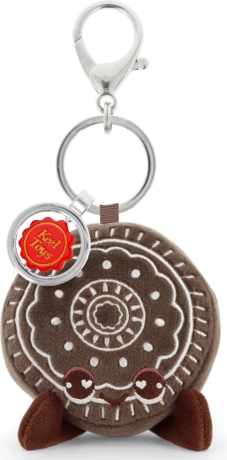 Keeleco bag charm chocolate cookie 12 cm