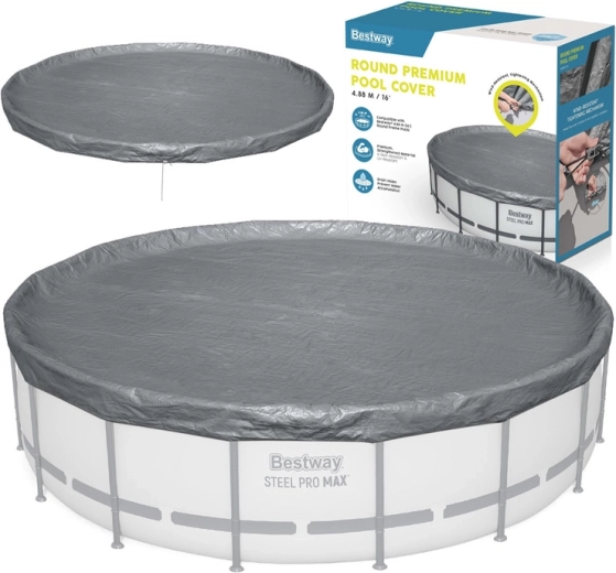Bestway premium-katteplaat ümmargusele basseinile 4,88 m