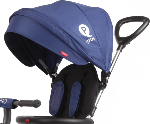 Convenience for parents: push-handle guidance and child supervision