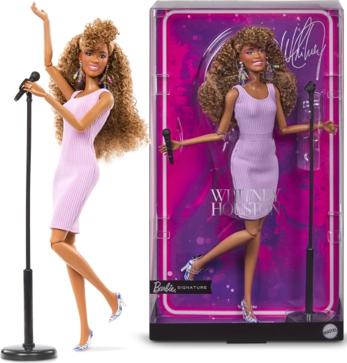 Mattel Barbie Signature kollektsionäärnukk Whitney Houston mikrofoniga