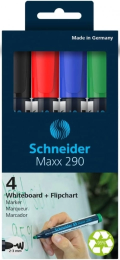 Schneider Maxx markerite komplekt tahvlitele, 4 tk
