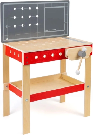 Built-in vise and practical storage