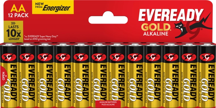Energizer Eveready Gold AA leelispatareid