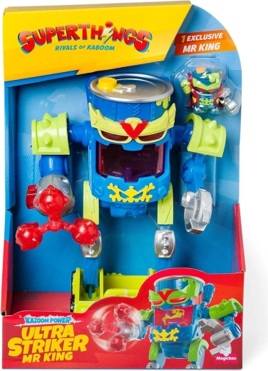 Official packaging and exclusive Mr King figurine