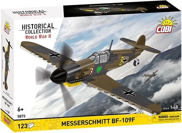 Cobi Historical Collection WWII Messerschmitt BF-109F lennukiehituse komplekt 1:48 (123 osa)