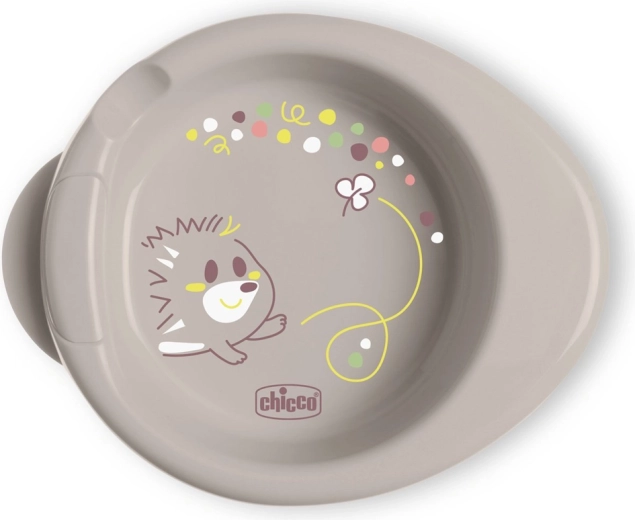 Chicco non-slip thermal plate Warmy keeps food warm grey 6m+