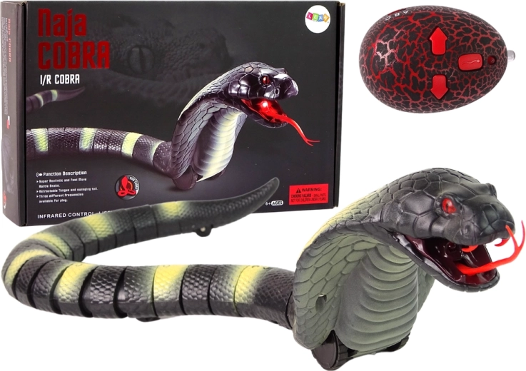 RC kobra kaugjuhtimisega 44 cm