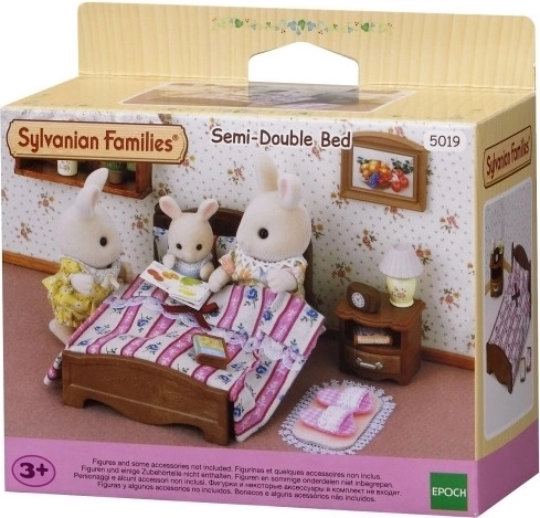 Double Bed with Nightstand SYLVANIAN FAMILIES