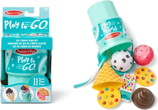 Melissa & Doug Mini Ice Cream Shop To Go