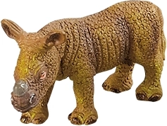 BALULU baby rhinoceros figurine