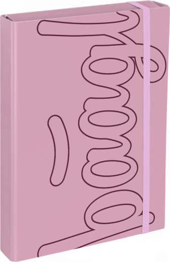 Baagl folder for school notebooks A4 Jumbo Rose