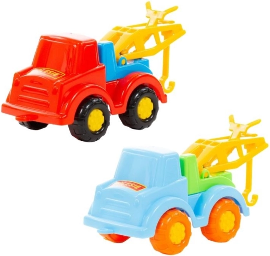 Tow truck toy with arm and hook - 1 piece