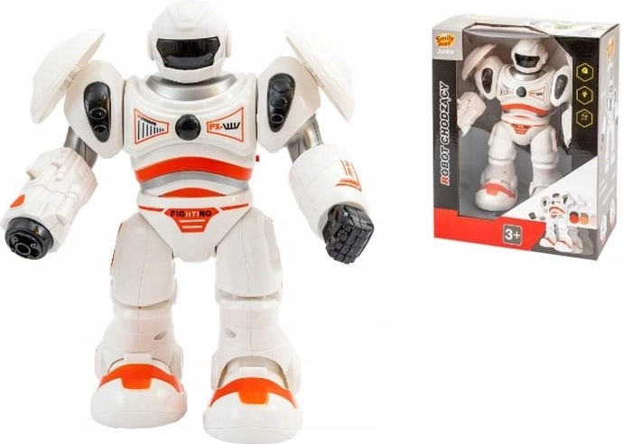 Interaktiivne kõndiv robot SmilyPlay, oranž